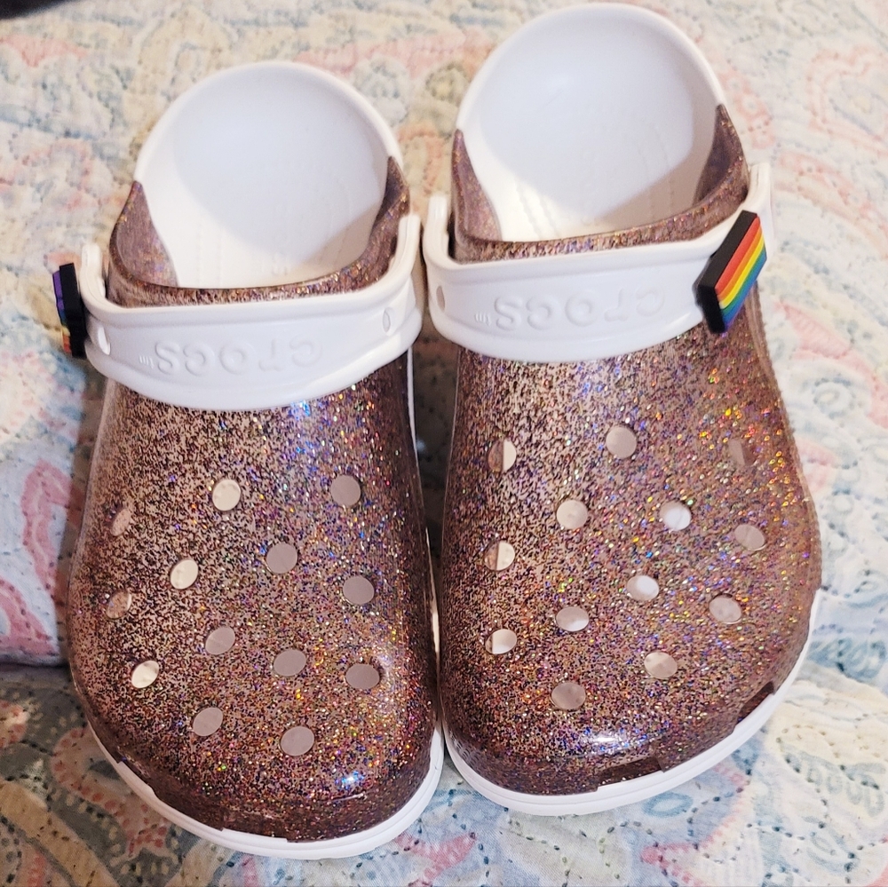 Rare/Limited Edition W8/M7 Translucent Pride Clogs